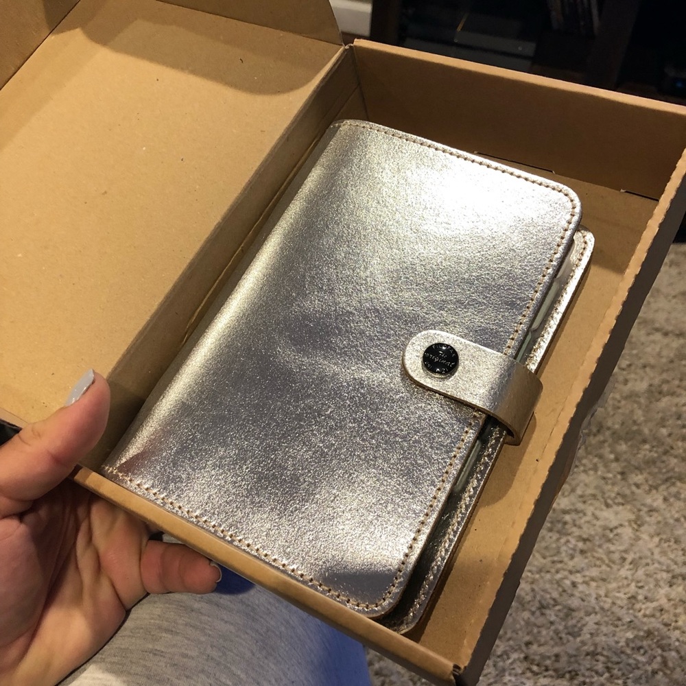 Silver Personal Size Filofax